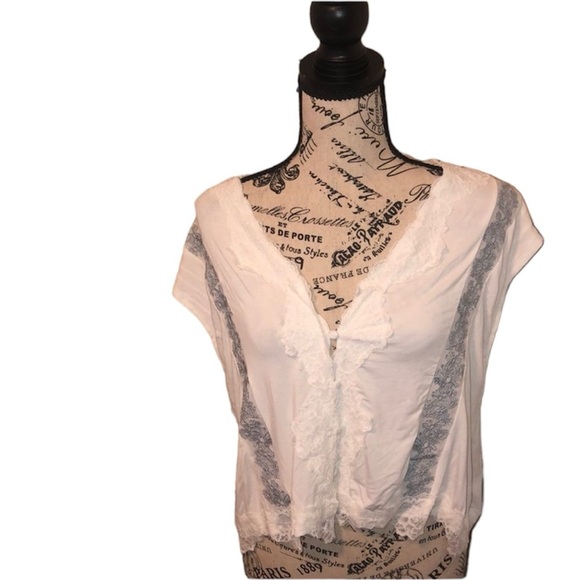 POL Tops - POL Shirt | Cropped Lace Shirt 🌸